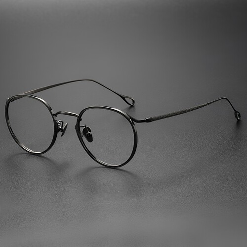 9.3克128mm日本eyevan纯钛眼镜框