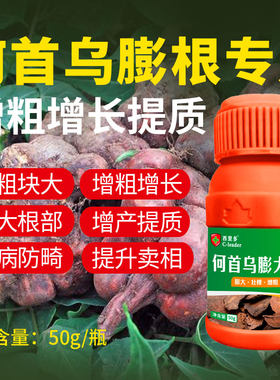 何首乌专用膨大剂中药材中草药膨大素膨根壮根膨果药增大增粗肥料