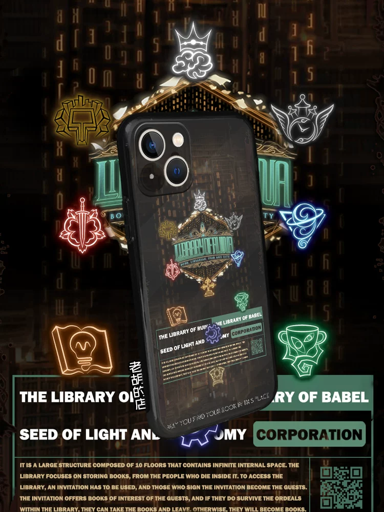 Laohu's Ruins Library Library of Ruina Impression Make Apple Huawei Peripheral Code Set