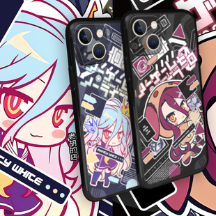 老胡的店游戏人生白ZERO休比苹果16周边一加13定制做玻璃手机壳套