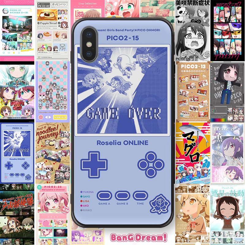 少女乐团派对bangdream邦邦人BanG Dream!苹果周边玻璃定制手机壳
