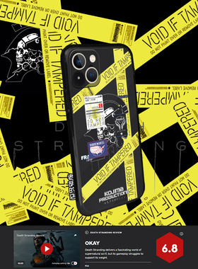 老胡的店小岛秀夫手办死亡搁浅胶带Death Stranding苹果手机壳套