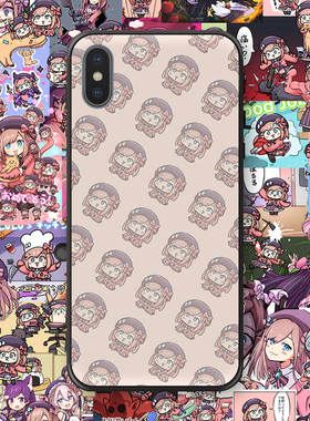 铃原露露美大生鈴原るる虚拟主播vtb周边苹果三星硅胶玻璃手机壳