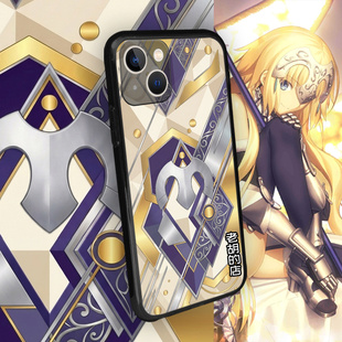 老胡的店FGO贞德白贞周边印象苹果17pro华为mate80定制做手机壳套