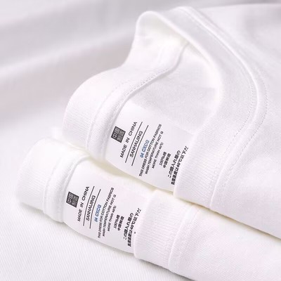 短袖2024重磅220gt恤基础款棉质纯色不透厚实圆领打底衫男女同款