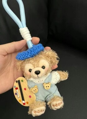 卡通精致甜脸小熊书包挂件