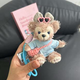 可爱小熊玫玫包包挂件汽车钥匙挂饰毛绒玩偶书包挂件闺蜜生日礼物