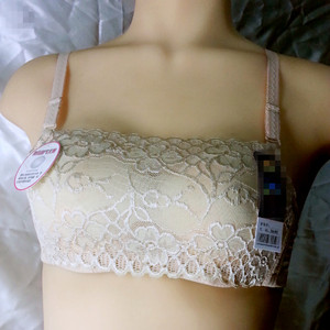 蕾丝裹胸薄款ab杯夏季女士内衣