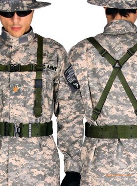 不打烊户外负重沙色军绿黑色S扣战术外腰带X/Y背带轻量化携行系统