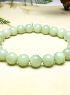 新疆和田玉黑羊洞圆珠手串女款