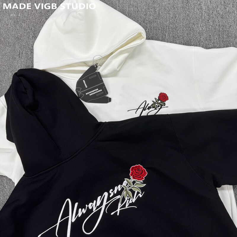 VIGB原创国潮美式重工刺绣卫衣