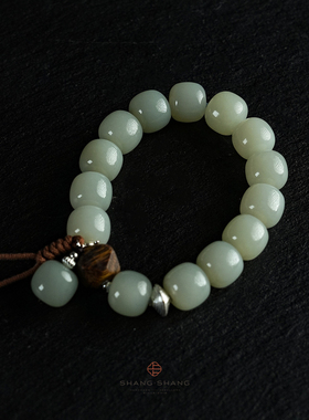 天然和田玉手串女款高品质