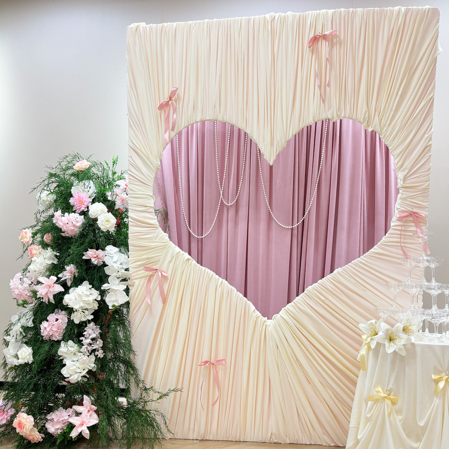 奶油爱心相框结婚晨袍拍照生日网红打卡区背景布置装饰仿真花成品,节庆用品/礼品,装扮布置套餐,淘宝优惠券,粉丝福利购,淘宝优惠卷