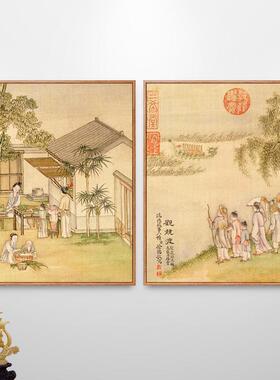 端阳故事图徐扬端午节民俗画古代人物风俗装饰画新中式挂画中国风