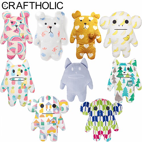 CRAFTHOLIC玩偶毛绒玩具公仔抱枕