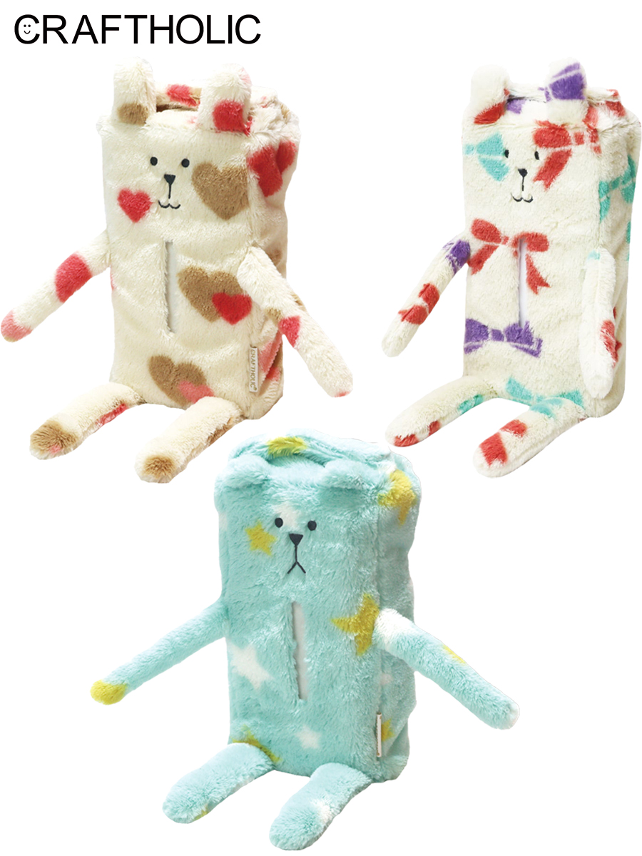 手工可爱的卡通毛绒餐桌客厅卧室纸巾盒汽车挂型