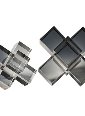 轻奢风水晶十字架工艺装饰品摆件