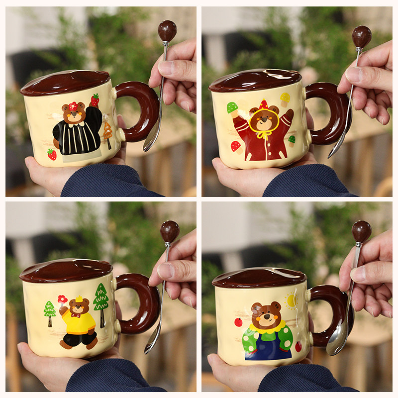 杯子马克杯陶瓷杯情侣水杯一对生日礼物女生伴手礼高颜值保温手工,节庆用品/礼品,文化创意杯子,淘宝优惠券,粉丝福利购,淘宝优惠卷