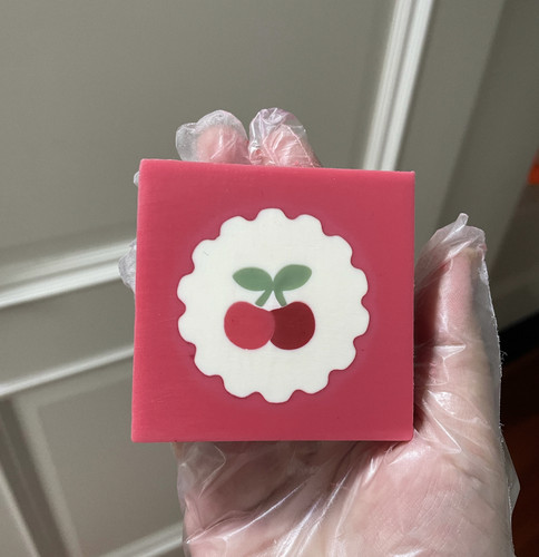 挤皂板-樱桃车厘子造型挤皂器配件-心素soap-冷制手工皂工具模具