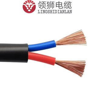 新品国标电线纯铜芯电缆线2 3 4芯电缆1 1.5 2.5平方家用工程用护
