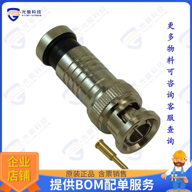 FE-ADT-366 连接器6G-SDI 4K BNC CONN for  RG6 Coax