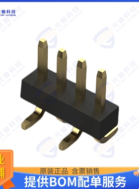BC032-04-A-2-0200-0200-L-B 连接器4POS 1.0MM PITCH PIN HEADER