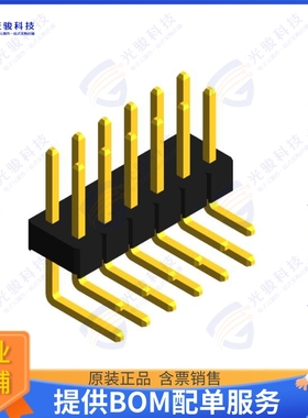 PHED-RS012G1ABOGA-C006 连接器MALE HEADER RIGHT ANGLE THROUGH