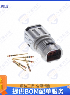 D369-MP66-NP1 连接器6 WAY,SHIELDED PLUG, CRIMP, PIN