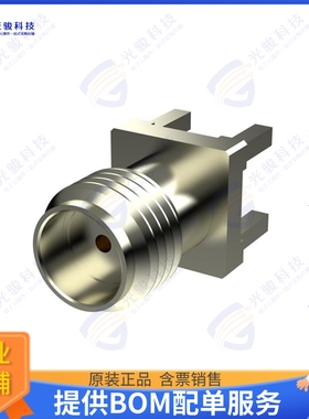 PCB.SMAFSTJ.NI 连接器SMA(F)ST FOR PCB MOUNT NI PLATIN