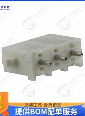 350825-4 连接器CONN HDR 3POS 0.25 GOLD PCB