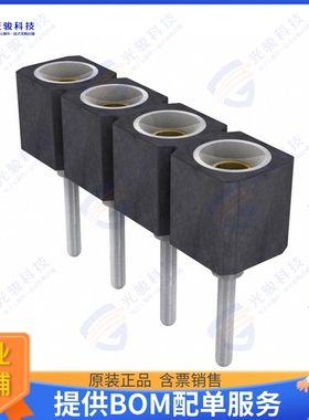 310-87-104-41-001101 连接器CONN SOCKET 4POS 0.1 GOLD PCB