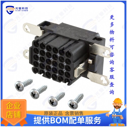 1855063连接器 INSERT W/O CONTACTS 30POS CRIMP