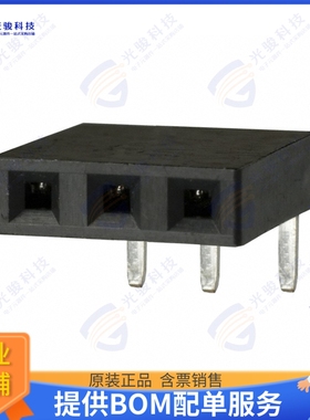 PPTC031LGBN-RC 连接器CONN HDR 3POS 0.1 TIN PCB R/A
