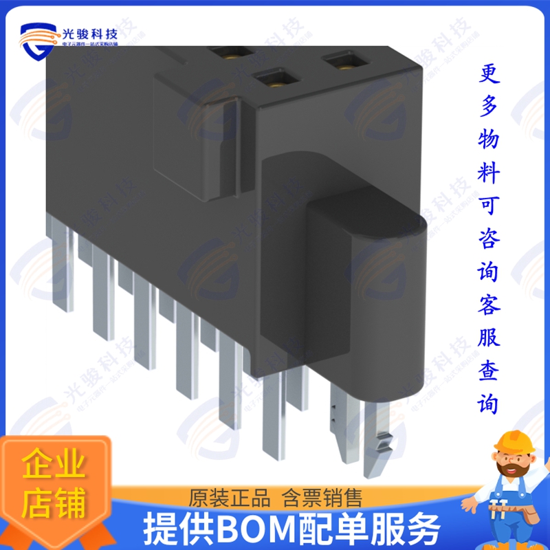 SFM-115-L3-S-D-LC-K 连接器CONN RCPT 30POS 0.05 GOLD PCB
