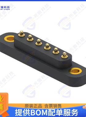 858-22-006-80-012101 连接器CONN SPRING PISTON 6POS PCB