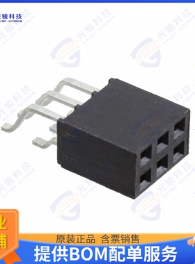 SMH-103-02-T-D 连接器CONN RCPT 6POS 0.1 TIN SMD R/A