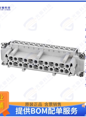 C14610B0241021连接器 INSERT FEMALE 24POS+1GND SCREW