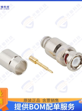 112627 连接器CONN BNC PLUG STR 50OHM CRIMP