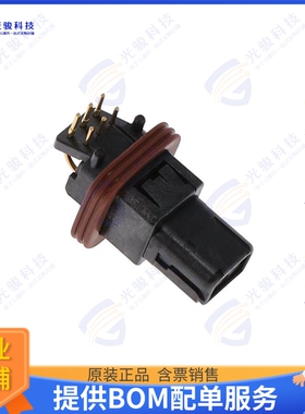 D369-B66-NS4-119P 连接器369 6 WAY PANEL MNT REC, 90 PCB