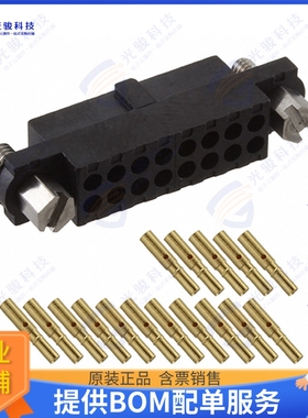 M80-4601605 连接器CONN RCPT 16POS CRIMP 22AWG GOLD