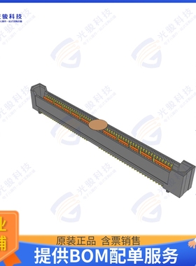 QRF8-052-05.0-L-D-A-GP-K-TR 连接器.8MM Q RATE SOCKET WITH ED
