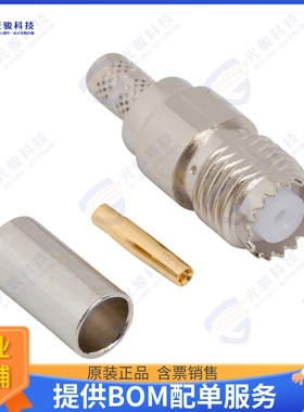 081-183-RFX 连接器CONN MINI UHF JACK STR 50 OHM