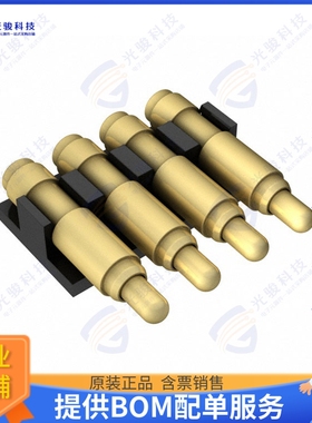 8PM-11-0004-02-131191 连接器CONN SPRING PISTON 4POS R/A SMD