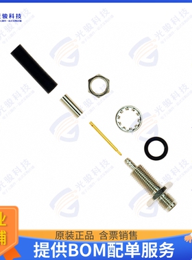 CONREVSMA015 连接器CONN RPSMA RCPT STR 50OHM SOLDER