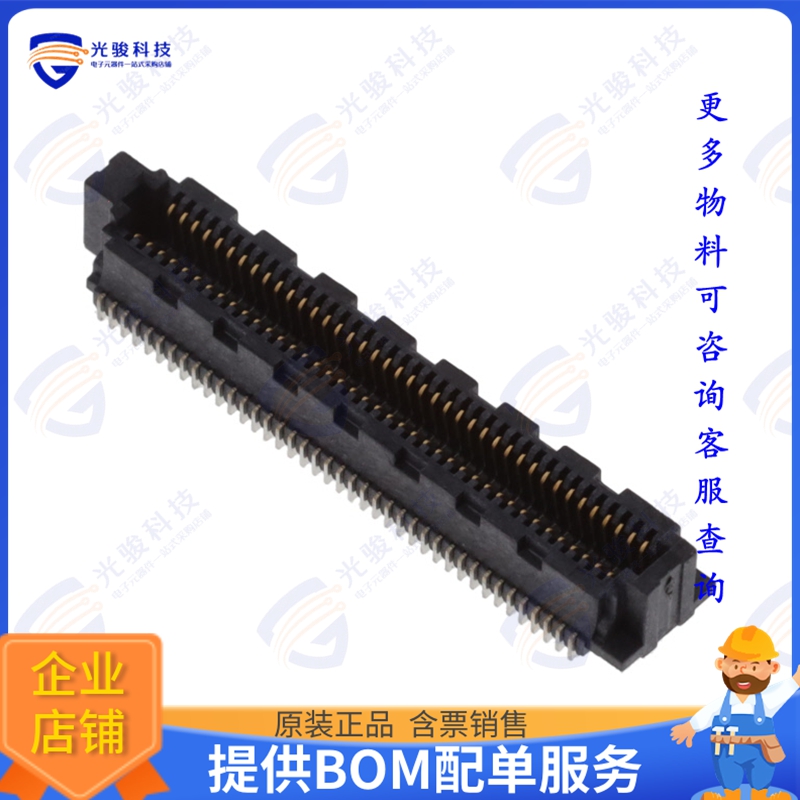 SS5-40-3.00-L-D-K-TR 连接器CONN SOCKET 80POS SMD GOLD