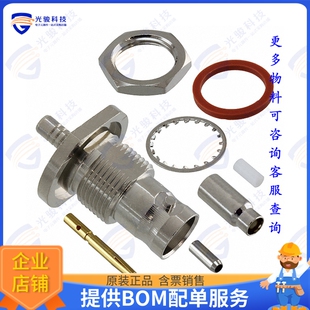 连接器CONN BNC OHM 318 CRIMP 1001 STR 031 JACK