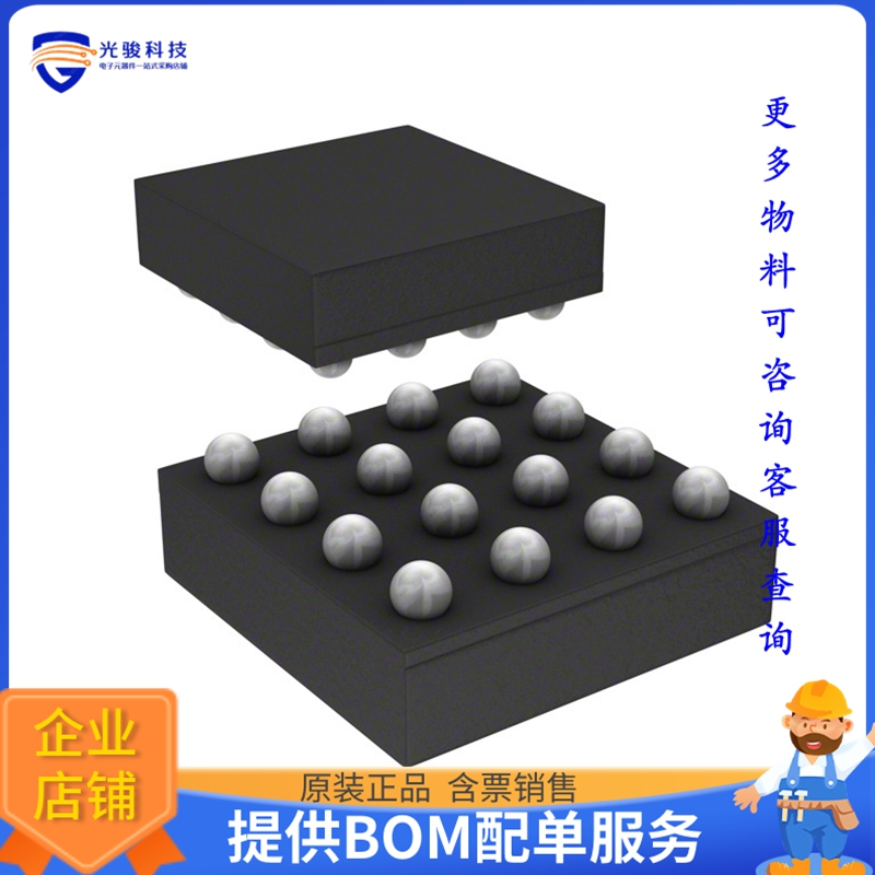 TMUX1575YCJR《接口芯片IC SWITCH SPDT X 4 8OHM 16WLCSP》