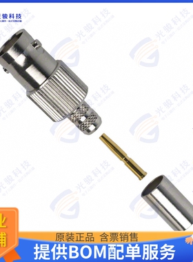 112649 连接器CONN BNC JACK STR 75 OHM CRIMP