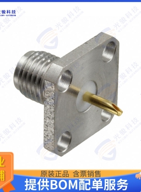 1052422-1 连接器CONN SMA RCPT STR 50 OHM SOLDER