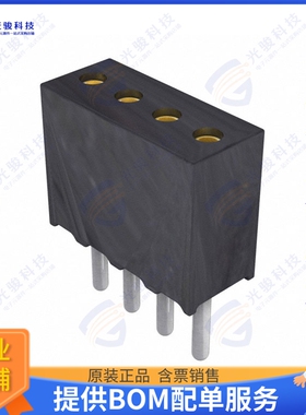 851-87-004-10-001101 连接器CONN SOCKET 4POS 0.05 GOLD PCB